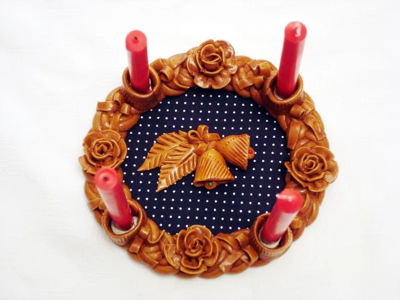 Adventní věnec – vizovické pečivo